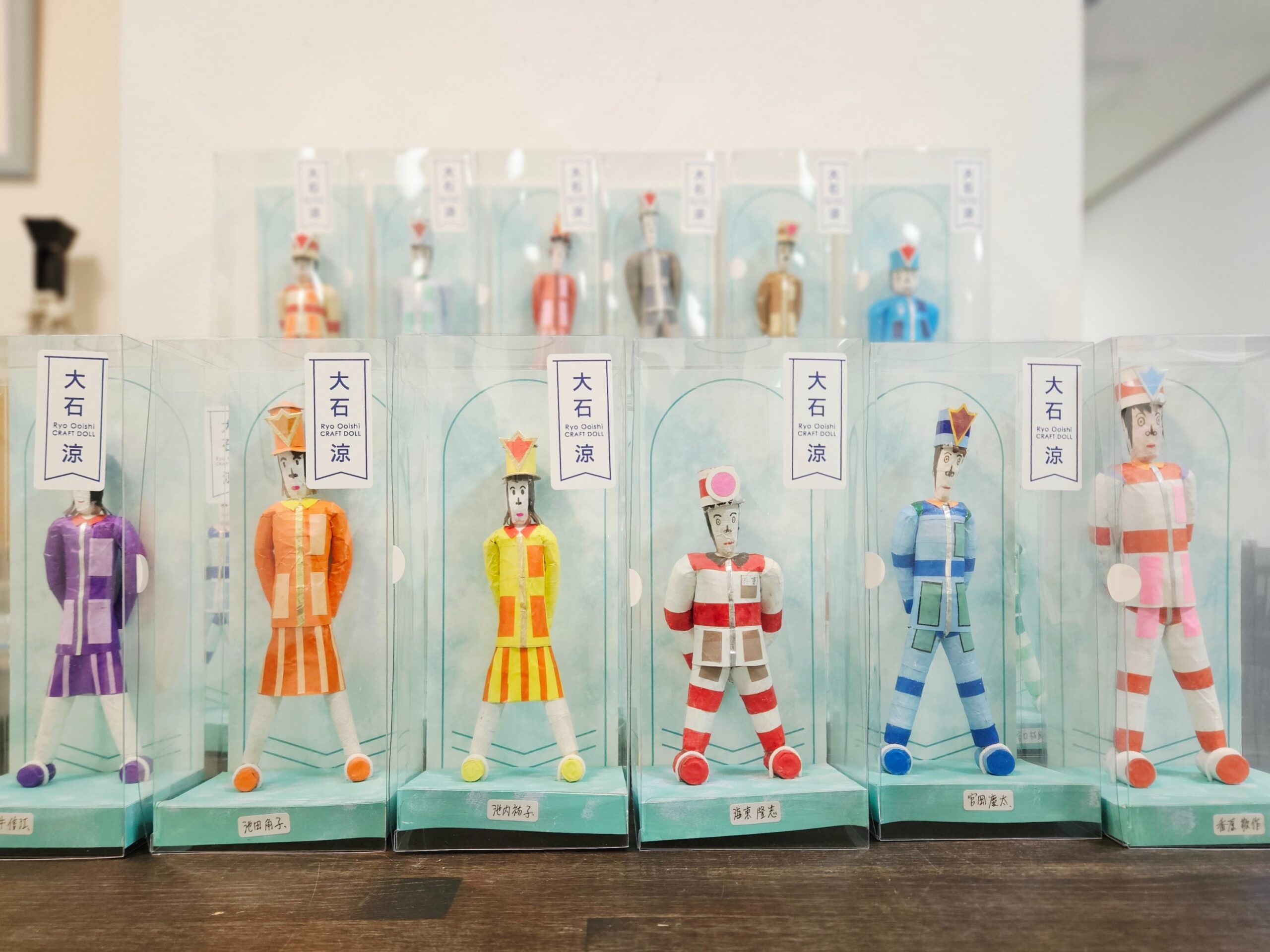 大石涼が制作した人形の立体作品